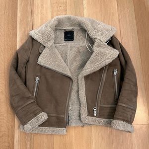 Zara faux suede jacket